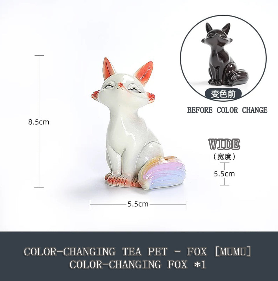 tea pet>color-changing tea pet(fox)mumu