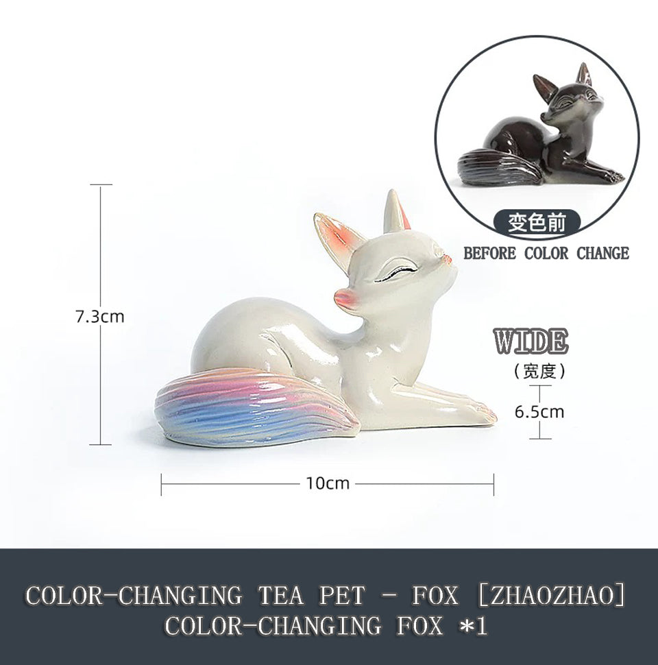 tea pet>color-changing tea pet(fox)zhaozhao